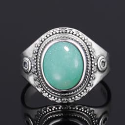 S925 Silver Ring Big Oval 8*10MM Natural Moonstone Turquoise Lapis Tiger Eye Rings for Women Gifts Fine Jewelry