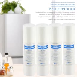 Water Purifier 10 Inch 2/4/6pcs 1-Micron Sediment Water Filter Cartridge PP Cotton Filter Water Filter System