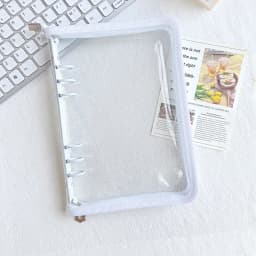 A5 A6 Zipper Binder Photo Card Collection Book Postcard Organizer Diary Notebook School Stationery