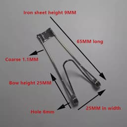 10pcs/lot Mounting Spring Clips Spring For Lamp Led Downlight Torsion Spring Spring Clips Lighting Accessories