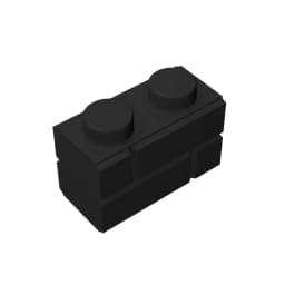 Gobricks GDS-631 Profile brick 1x2 single gro. compatible with lego 98283 children's DIY Educational Building Blocks Technical