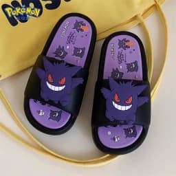 Pokémon Gengar Slippers - Men's and Women's Cool Trendy Online Stars' Anti-Slip EVA Couple Sandals for Summer