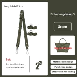 Wide Bag Strap For Longchamp S, Crossbody Shoulder Strap Mocha Artichoke Belt, Cowhide Bag Replacement Accessories