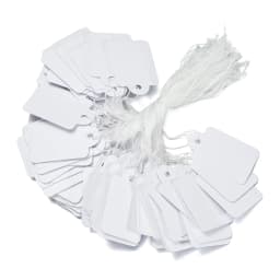 100pcs/lot Price Label Tags String Tie Watch Jewelry Display Merchandise Price Label Paper Cards Rectangular Blank Price Tag