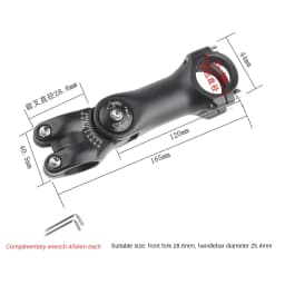 Adjustable Bicycle Handlebar Stem Variable 60 Degree Angle Aluminum Alloy Bike Handlebar Riser Road Bike Front Fork Stem Adapter