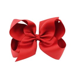 BABY BOWS 1Pcs 6inch Solid Colors Grosgrain Ribbon Hair Clips for Girls Large Hairpins Boutique Barrettes Kids Hair Accessories
