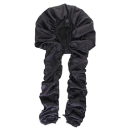 New Women's Bonnet Satin Sleeping Cap Long Tail Braid Hair Night Sleep Cap Head Cover Bonnets Shower Cap For Sauna Bathing