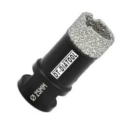 DT-DIATOOL Drill Bit M14 Porcelain Tile Crowns for Tile Granite Marble 1pc Collet, Crown Porcelain Hole Saw