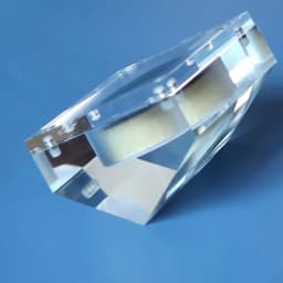 Loose Diamond Storage Box Transparent Gemstone Jewelry Display Stand Gems Organizer Bare Stone Box CVD Zircon Showcase 2Pcs