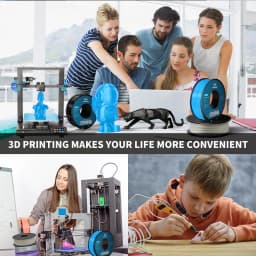 Geeetech ABS+ 3D Filament 1.75mm 1KG Plastic, 3D Printer Material, Tangle-Free, Non-Toxic, Vacuum Packaging