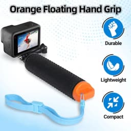 Floating Hand Grip Waterproof Handle Selfie Stick for GoPro Hero 13 12 11 10 9 8 7 5 Insta360 SJCAM AKASO DJI OSMO Action Camera