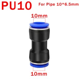 10PCS Pneumatic Fittings Quick Connector Air Plastic Hose Tube Connectors PU PG 4mm 6mm 8mm 10mm 12mm Push Into Pluglug