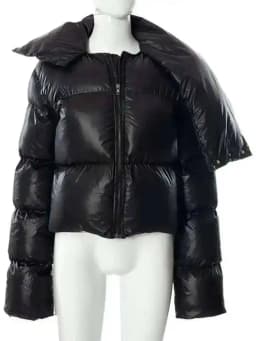 HKSH Autumn Winter New Men Tide Cotton Padded Jacket Scarf Collar Thick Long Sleeve Zipper Bread Chic Trendy RO Style Coat H2840