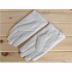 2025 Winter Genuine Leather White Gloves For Men Women Keep Warm Solid Wrist Lambskin Driving Glove