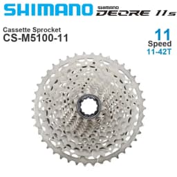 Shimano Deore CS M5100 11 Speed Cassette Sprocke Freewheel for Mountain Bike MTB CS-M5100 11-51T 11S 42T Bicycle 11V
