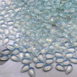 8x14mm 30/60Pcs Water Drop Shape Czech Glass Beads DIY Jewelry Findings Water Drop Glass Loose Beads for Jewelry Making Necklace