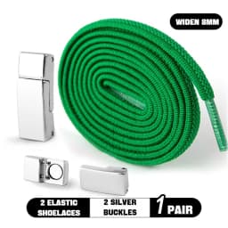 Magnetic Lock Shoelaces without ties Elastic Laces Sneakers No Tie Shoe laces Kids Adult Running Tennis 8mm Width Flat Shoelace