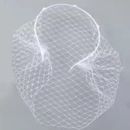 Retro Elegant Birdcage Veil White Black Headband Veil for Brides Cover Face Net Mask Hair Jewelry Women Girl Wedding Headwear