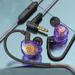 New 9D Super Bass In Ear Headphone Wire-Controlled With Mic 3.5MM AUX/Type-C Digital Chip Headset For iPhone 15 Android Samsung