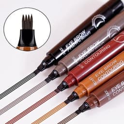 5 Colors Optional Beginner Eyebrow Pencil Long-Lasting Natural Eyebrow Pencil Female Delicate Eyebrow Makeup Student Gift