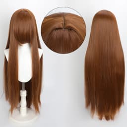 100cm Colourful Wig Long Staight Cosplay Anime Costume Party Wigs Synthetic Heat Resistant Wig