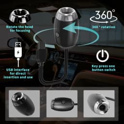 USB Galaxy Projector Light Car Roof Ambient Night Lights Adjustable Interior Car Atmosphere Projection Lamp Decor Romantic Light