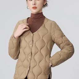 Lightweight Padded Cotton Jacket Women's Small Size Short Style Thin Inner Outerwear Fall Winter New Arrival