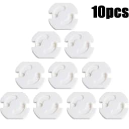 1/10pcs Electrical Outlet Protection Baby Child EU Power Socket Safety Guard Anti Electric Shock Plugs Protector Rotate Covers