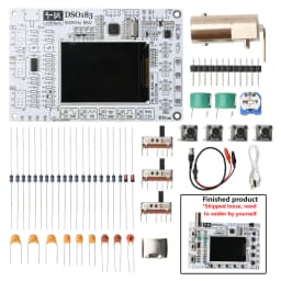 DSO183 DC 5V Digital Oscilloscope DIY Kit, 0–500 kHz Oscilloscope Electronics Soldering Kit, Type-C Connector