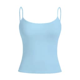 Summer Fashion Versatile Casual Breathable Micro Elastic Fabric Sleeveless Strap Top New Women Tank Top Strap Slim Top