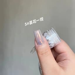 Pearl White Moonlight Mirror DIY Nails Powder Nails Glitter Aurora Shining Pigment Chrome Dust Woman Nail Art Decoration