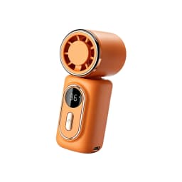 Portable Mini Fan Handheld Cooling Turbo Small Fan 5 Speed 3000mAh LED Display 180° Adjustable Clip USB Rechargeable Fans New