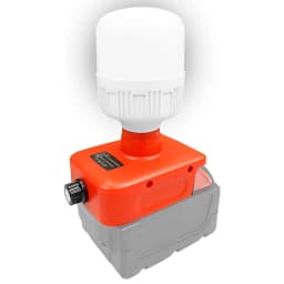 Cordless LED Work Light Fit for Makita/Dewalt/Milwuakee 18 V Battery,LED Bulb Flashlight for Indoor Outdoor Job Site Lighting