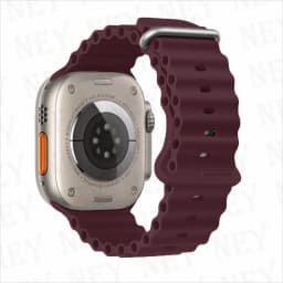 Ocean Band for Apple Watch Ultra 2 49mm 44mm 45mm 42mm 38/40/41mm silicone bracelet correa iwatch series 9 8 7 se 6 5 4 3 strap