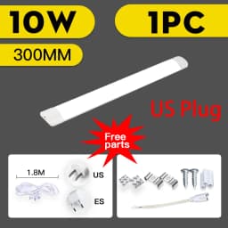 Led Tube Light 85-265V Led Bar Lamp Under Cabinets Lamp Tube Ceiling Wall Lamps Home Indoor Lighting Fixture For Kitchen Bedroom
