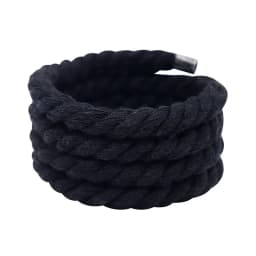 Halloween Christmas Cotton Shoelaces 8 Solid Color 8mm Wide Round Thick Rope Fall Winter Three-Strand Twisted Multiple Sizes