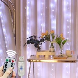 Holiday Party Decoration LED 8 Mode Christmas Light USB Curtain String Light Wedding Fairy Light Valentine's Day Girlfriend Gift