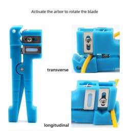 1pc 45-162/163/165 Coaxial Cable Stripper Fiber Optic Stripper Transverse Tube Stripper Fiber Bundle Tube Stripper Accessory