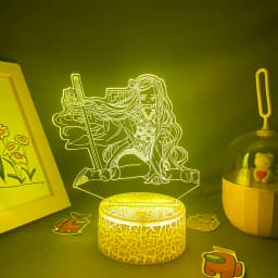 Anime Demon Slayer Figure 3D LED Neon Nightlights Birthday Gift for Friends Otaku Bedroom Decor Manga Lava Lamp Kimetsu No Yaiba