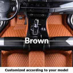 Car Floor Mats For VW Jetta MK6 2011-2016 Auto DropShipping Center Interior Accessories 100% Fit Leather Carpets Rugs Foot Pads