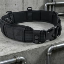 Lightweight Belt Tactical Combat belt MOLLE Plastic Buckle Quick Release Adjustable