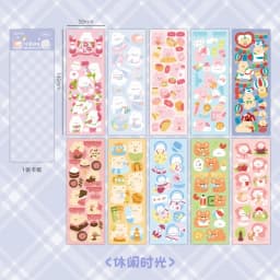 10 - 100PCS Cute Sparkle Polco Deco Sticker Pack - Korean Kawaii Glitter Sticker Seal for Toploaders, Polaroids & Photocard