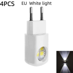 AITHEA Mini LED Night Light EU US Plug Dusk to Dawn Sensor Energy Saving Wall Lamp for Bedroom Bathroom Hallway
