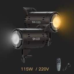 Bowens Video Studio Kit 90/135W 220V Photography Light Dimmable Kit LED Lamp 2m Tripod Flash Studio Lighting 3000-6000K 3 Color