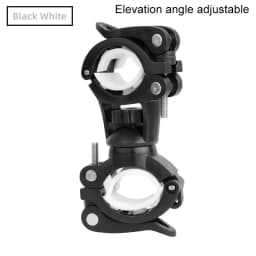 Deemount 360°Rotation Tilting Adjustable Bike Lamp Flashlight Stand Mount Universal Cycling Clip Clamp LED Torch Holder