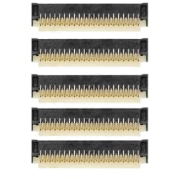 5PCS for Switch OLED LCD FPC Connector 43 Pin Replacement Console FPC Female Socket Motherboard LCD Display Screen Flex Cable