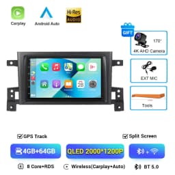 2din Car radio Android 16 For Suzuki Grand Vitara 3 2005-2010 2011-2015 Car Radio Multimedia Player GPS Carplay Androidauto WIFI