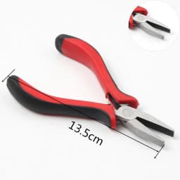 Black Handle Long Nose Mini Pliers Round Flat Long Nose Bent Nose Pliers For Jewellery Making Diy Crafts Necklace Bracelet Tools
