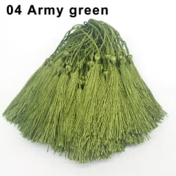 100Pcs Tassels 13cm Silky Floss Bookmark Tassels with Cord Loop Chinese Knot Tassel Fringe Jewelry Making DIY Craft Accessories