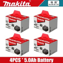 100% Original Makita Battery, 6.0Ah Rechargeable Battery 18V, Replacing Makita BL1830B L1840B L1850B L1860B, Power Tool Battery